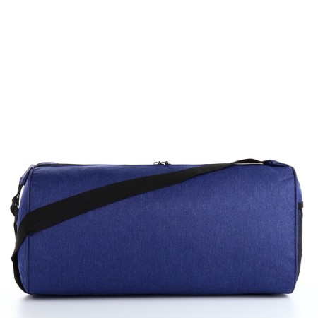 Sports bag with lightning, external pocket, adjustable belt, blue color-3