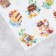 Paper stickers "Sweets", 11 × 15.5 cm