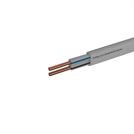 The wire "Master of current" Punpbm, cross section 2x2.5 mm2, 10 m, white-1