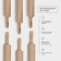 ADELICA rolling pin "for pros", with a rotating pen, 60 × 6 cm, beech