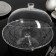 Glass stand for a cake on a leg with a lid-clash Magistro "Flowerers", 29 × 23 cm