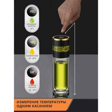 Thermos cabinet Tea Magistro "Tormo", 330 ml, 6.5 × 22 cm, display-1