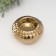 Ceramics Climber for 1 candle "rain drops on the ball" d = 4 cm gold 8x8x5 cm