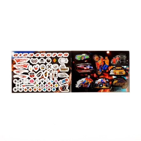 Coloring with stickers "Cool cars", 16 p.-1