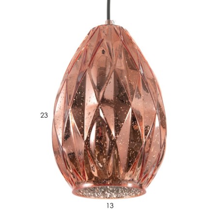 Bayerlux Lamp Tosso E27 40W pink gold 15x15x26-126 cm-6