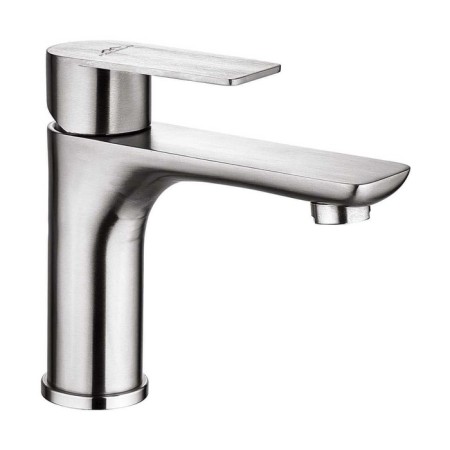 Fashun A51119 sink mixer, single -leaf, pour 127 mm, stainless steel, satin