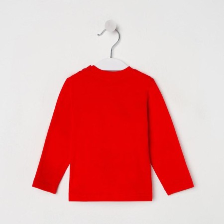 Longslit for the boy "Tiger", the color is red, height 68 cm-2