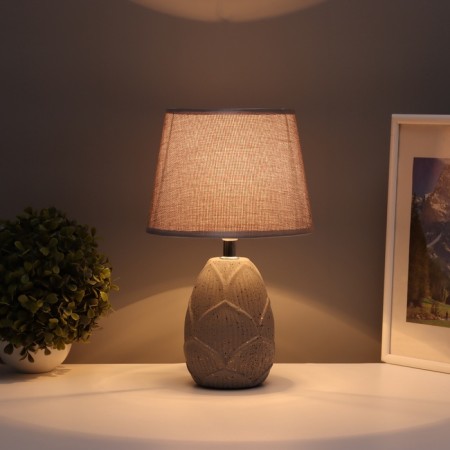 Table lamp "Leaves" 1x40W E14 gray 20x20x34cm-1