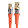 BYZ X96, Type -C cable - USB, 100 watts, 6 A, 1 m, PD, silicone, orange