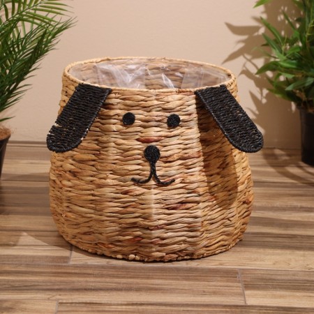 Wicker basket "Dog" 32x32x37 cm