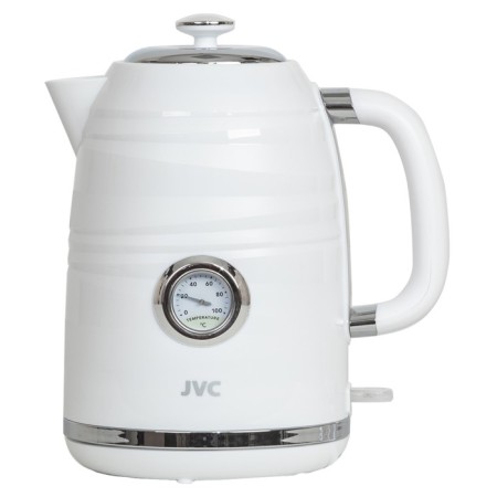 Electric kettle JVC JK-KE1744, plastic, 2200 watts, 1.7 l, white