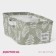 Organizer for linen LEAVES, 6 cells, 32 × 17 × 12 cm, green color