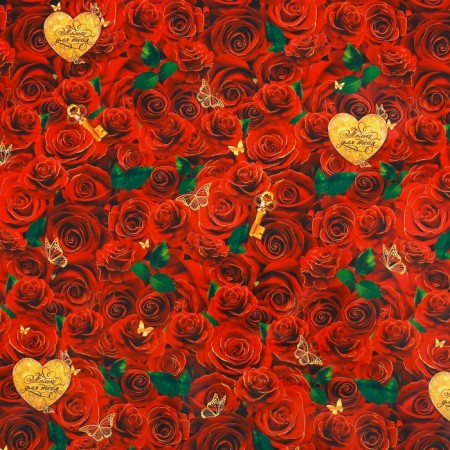 Paper Packer Glossy "Roses for you" 70 x 100 cm-1