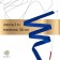 Ribbon for rhythmic gymnastics with a stick Grace Dance, 2 m, blue color