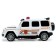 Radio -controlled jeep "Police", works on batteries, white color