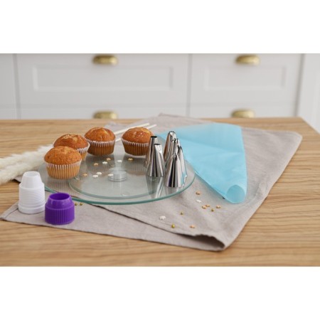 Confectionery set, 8 objects: bag, adapter, 6 nozzles d = 3 cm-6