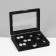 Steam for jewelry "Casket", 8 stripes, 9 cells, 20 × 15 × 4.5, black color
