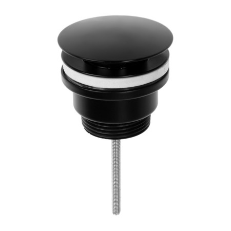 Bottom valve 565-112, stainless steel, black-1