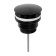 Bottom valve 565-112, stainless steel, black