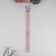 Knitting needles, straight lines, d = 5 mm, 35 cm, 2 pcs, pink color