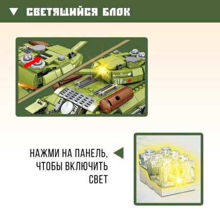 Designer "Army. Soviet tank ", 578 details-3