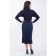 Women's skirt, size 48, blue color