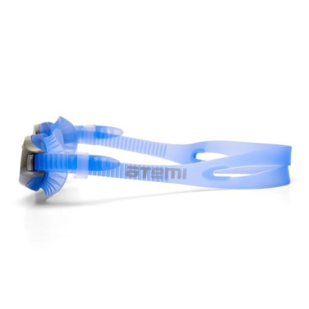 ATEMI B301M swimming glasses, mirror, silicone, blue color-1