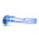 ATEMI B301M swimming glasses, mirror, silicone, blue color