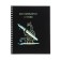 A notebook of 96 sheets in a cage on the crest "Brilliant thoughts", covered cardboard, lamination Soft Touch, foil embossing, block 60g/m2, mix