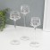 Glass candlestick set 3 pcs "veil" height 26cm, 23 cm, 20 cm transparent