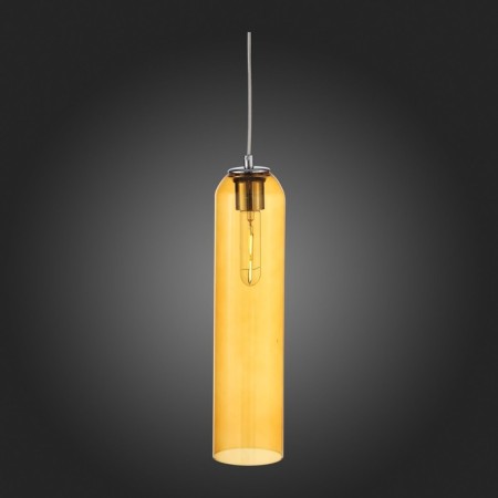 Suspension lamp ST LUCE. SL1145.193.01. Callana. 1x60 watts, E27, 10x10x50 cm, chromium color-4