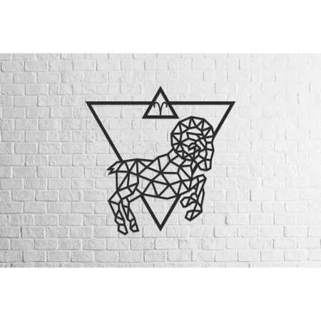 Wooden decor wall -up "Aries", panel, puzzle Ewa Design