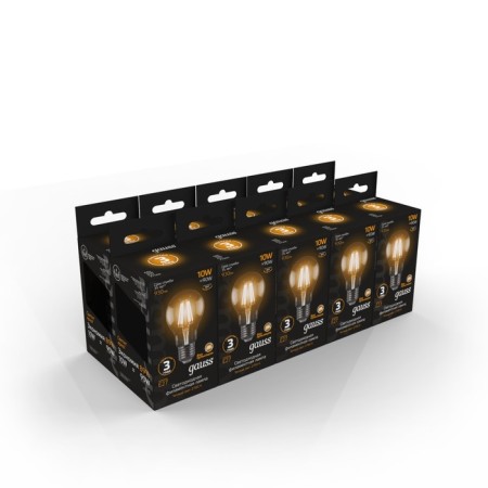 LED LED Filament Filament 10W A60 2700K TEPP. Bel. E27 930lm Gauss 102802110-6