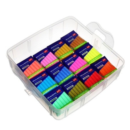 Polymer baked clay Brauberg Art, 36 colors x 20 g, in a box, with accessories-4