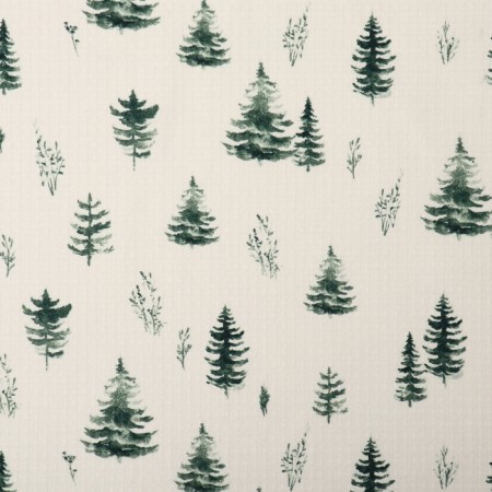 Towel "Christmas trees" 80x150 cm, 100% cotton, waffe, 160 g/m2-1