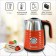 Electric kettle WillMark WEK-1738PST, Metal, 1.7 L, 2200 W, Orange