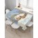 The tablecloth “Winter evening”, rectangular, Saten, size 145x180 cm