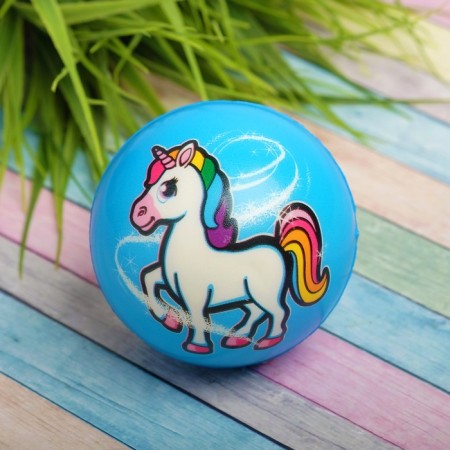 Unicorn ball, soft, 7.6 cm, species mix-1