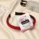Sigrid hair rim "stripes diagonal, 1.2 cm, mix