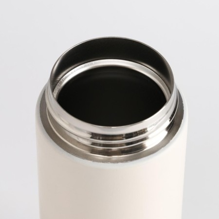 Thermos, 400 ml, Simple "Master K", retains heat 8 hours, 20.5 x 6.3 cm, white-3