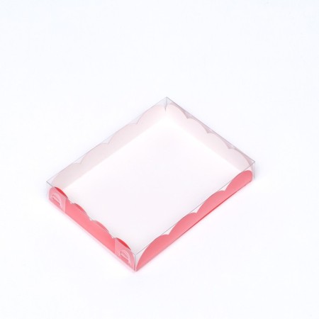 Box for cookies, red, 14 x 10.5 x 2.5 cm