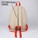 School textile school with pocket, beige color, 45x30x15 cm