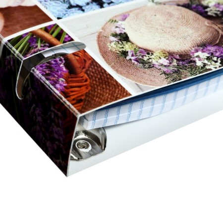 A notebook on rings A5 120 sheets in Calligrata Call "Collage", Plastic Cover, OFSET block-4