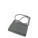 Messenger bag, valve department, gray color 21x26x7cm