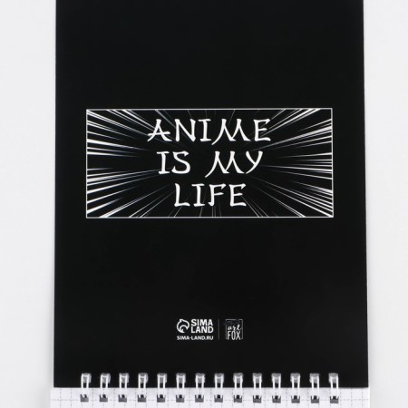 Notepad in a soft cover on the crest "Anime", A5, 40 sheets-3