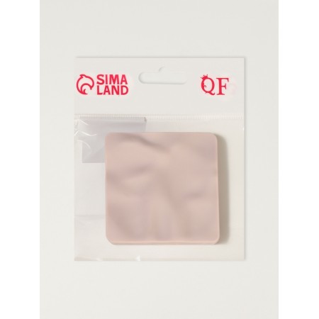 Mirror folding quad (2) s/took 7*7 cm wave matte beige packet QF-5