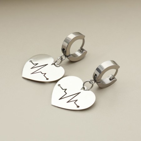 Earrings "Bright", 4 x 1.5 cm-5
