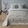 Set: a bedspread with pillowcases "Mary", size 230x250 cm, 45x45 cm - 2 pcs, color beige -brown