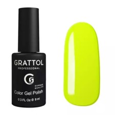 Гель-лак Grattol Color Gel Polish, №036 Lemon, 9 мл