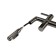 Zein Z3782 kitchen mixer, temperature screen, exhaust spout, height 18-25 cm, 2 modes